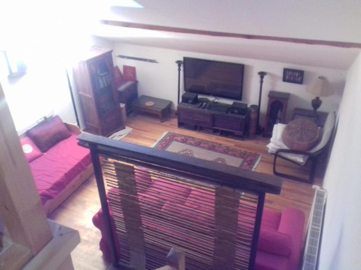 Appartement En Loft 50M2 Dans Maison Avec Chambre En Mezzanine Et Canapes Lits Dans Salon サン・ピエール・ド・シャルトルーズ エクステリア 写真